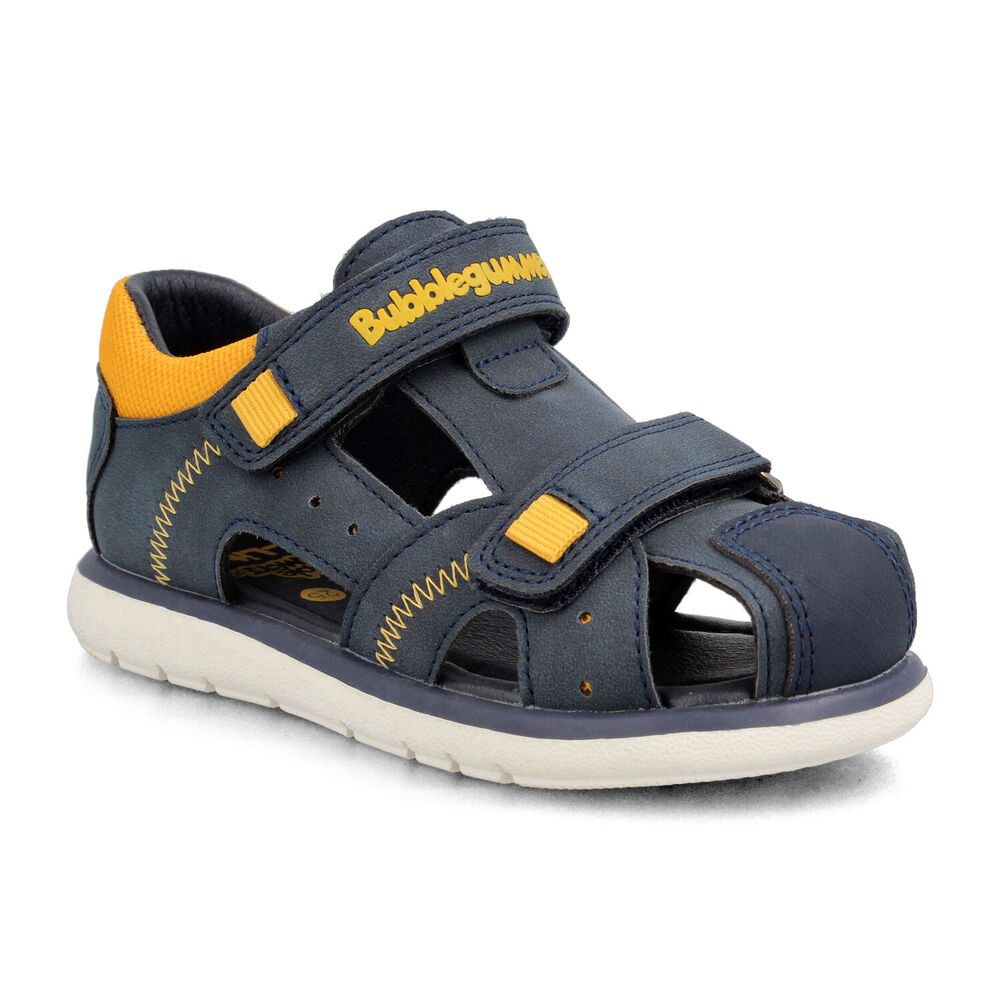 Zapatilla Niño Bubblegummers Dexter Azul Marino - Amarillo image number 2.0